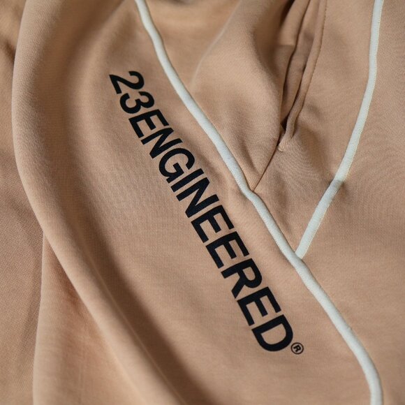 Jordan 23 Engineered Shorts Mens Medium Tan Beige Drawstring Athletic DV7685-277 - Picture 7 of 16